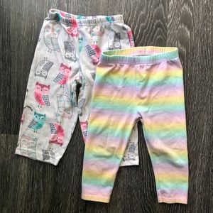 Two colorful pants 18 months